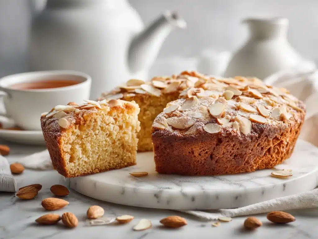 almond nut cake recipe rustic style