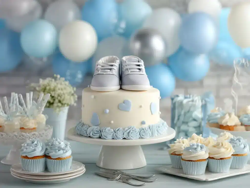 baby shower cake table