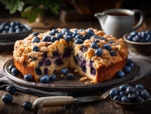 blueberry coffee cake recipe with crumb topping