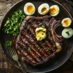 Carnivore diet recipes with steak, eggs, and bone marrow