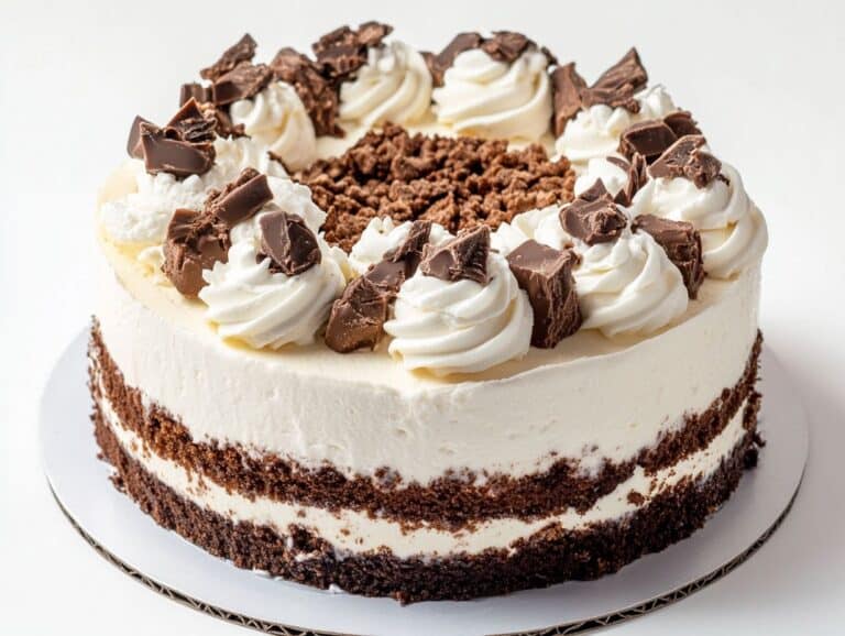 classic Carvel ice cream cake with whipped topping
