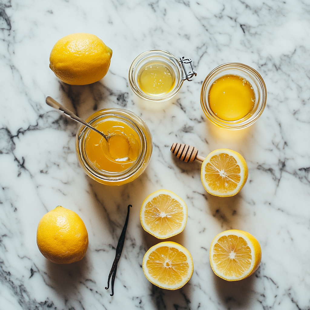 Ingredients for halal limoncello recipe