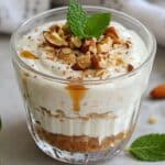 Keto yogurt with chia and berries