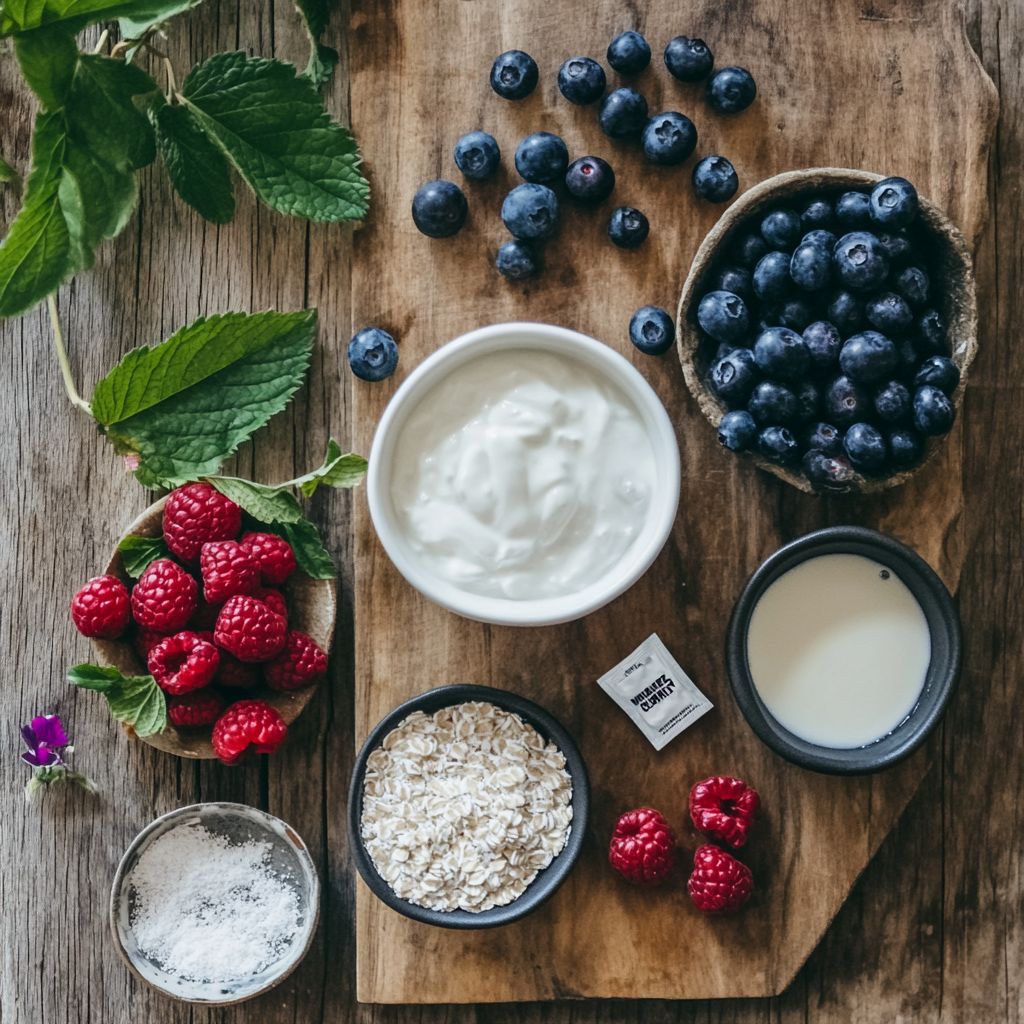 Ingredients for keto yogurt