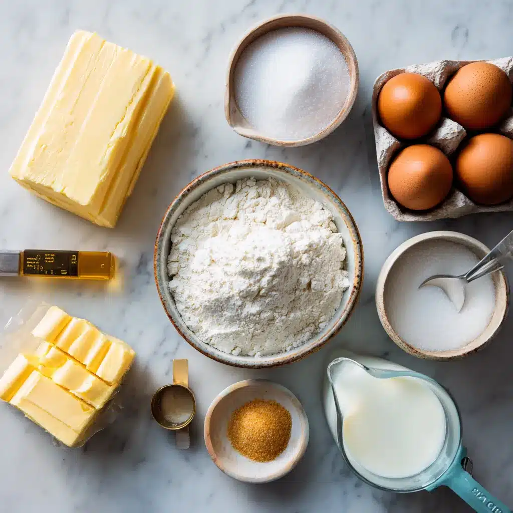 ingredients for million dollar pound cake recipe