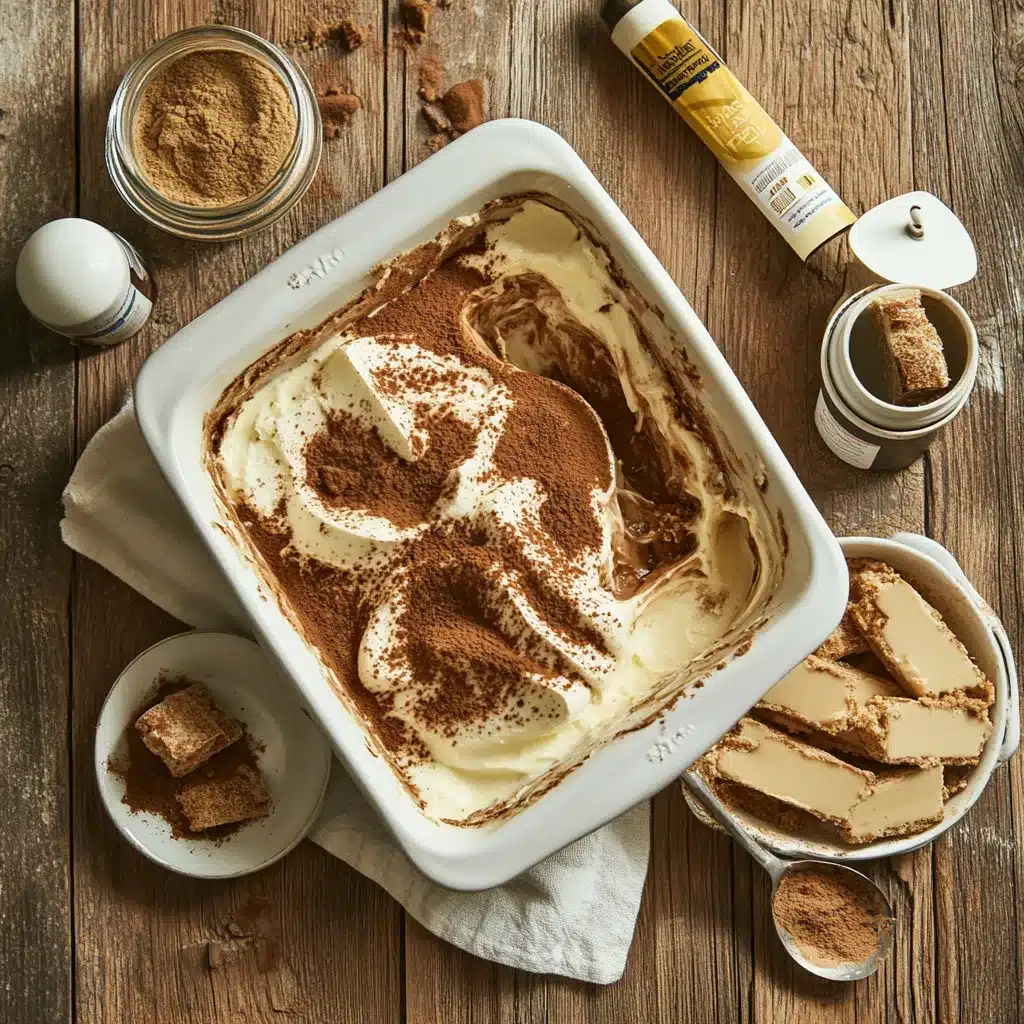 individual biscoff tiramisu dessert