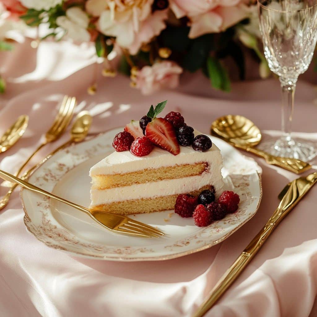 wedding cakestable setup with flowers