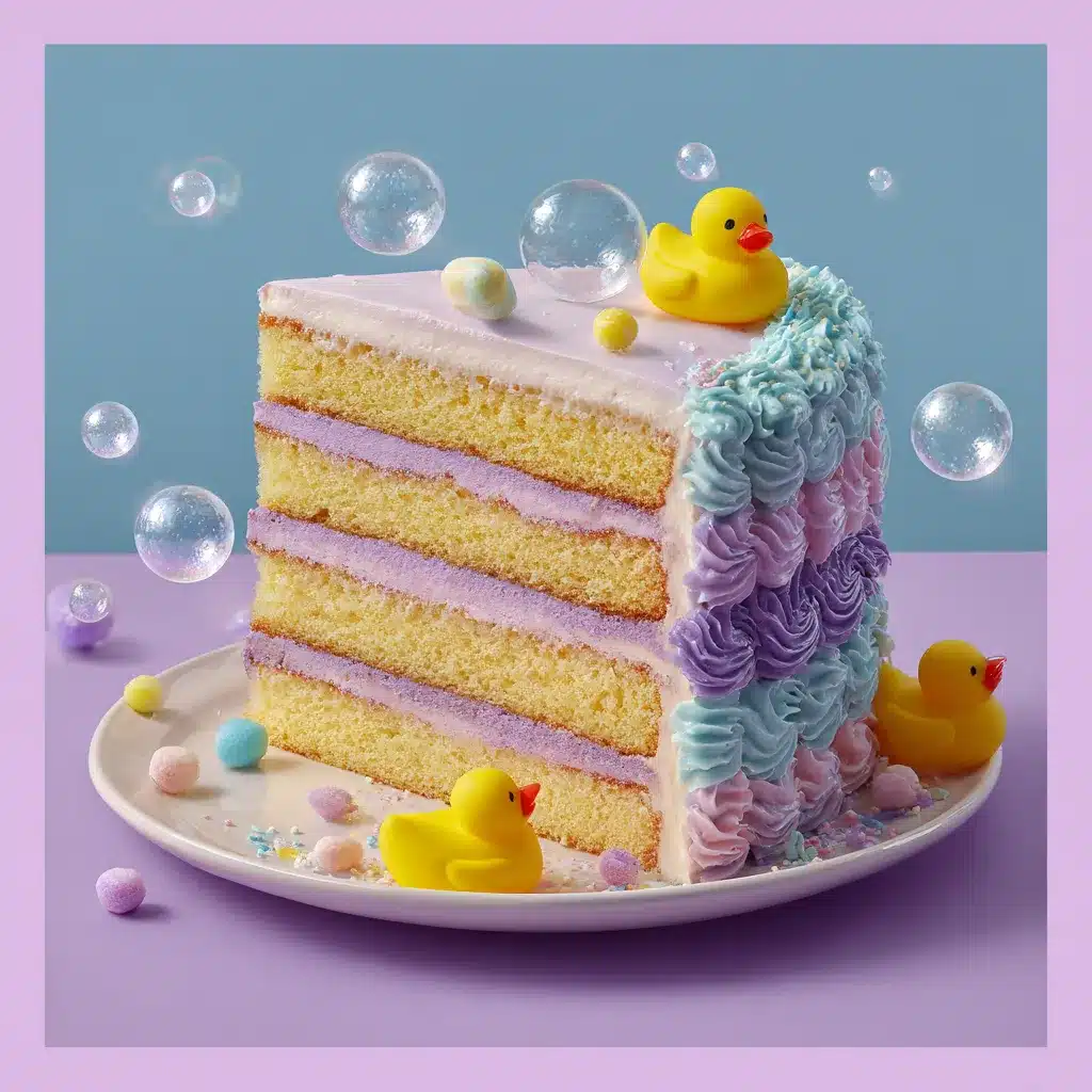 Bath day cake recipe card