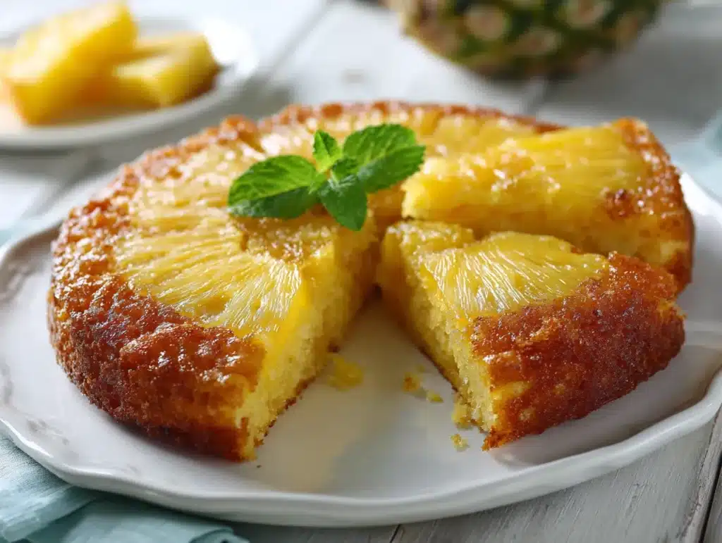 Pineapple cake recipe freshly baked
