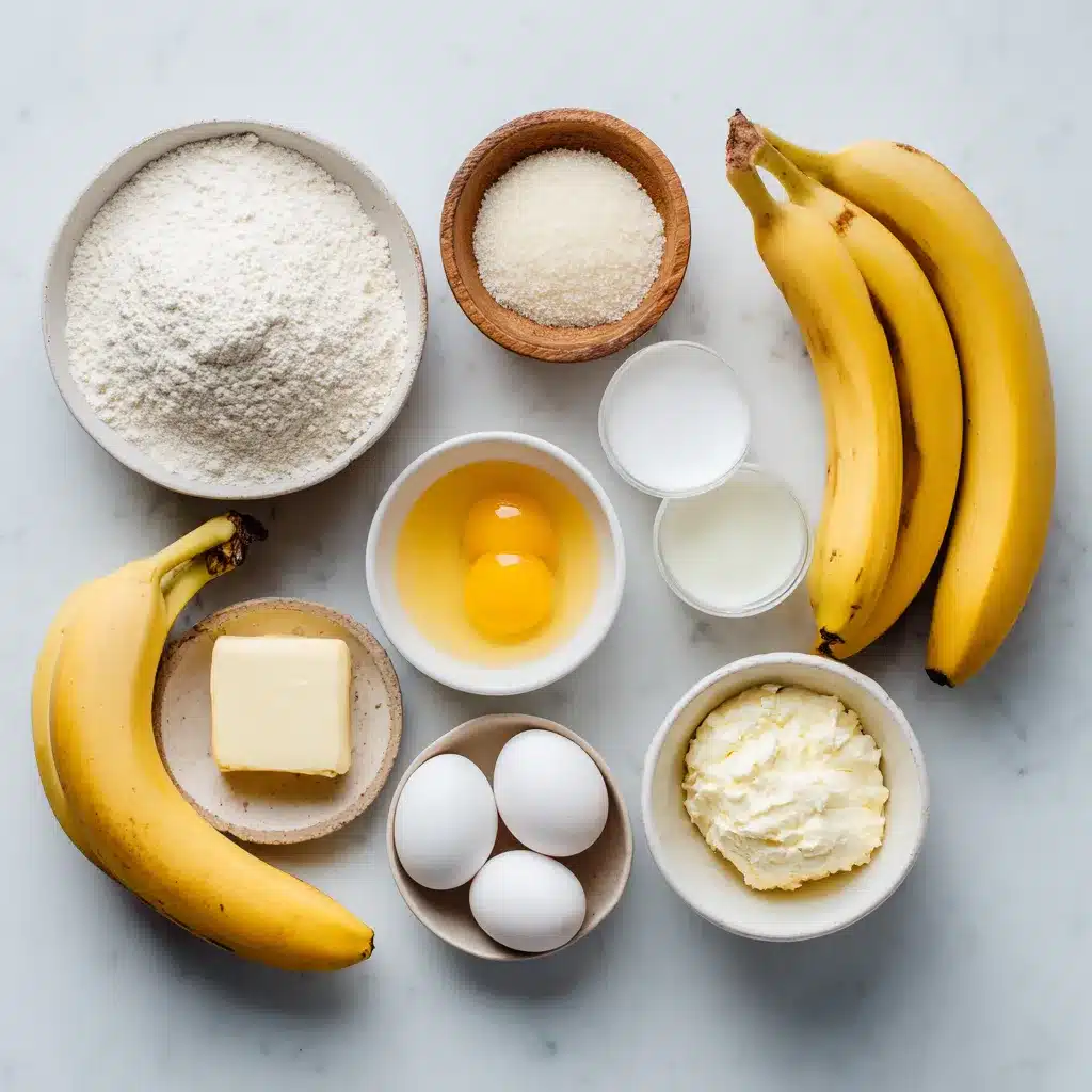 Ingredients for Banana Cupcakes recipe