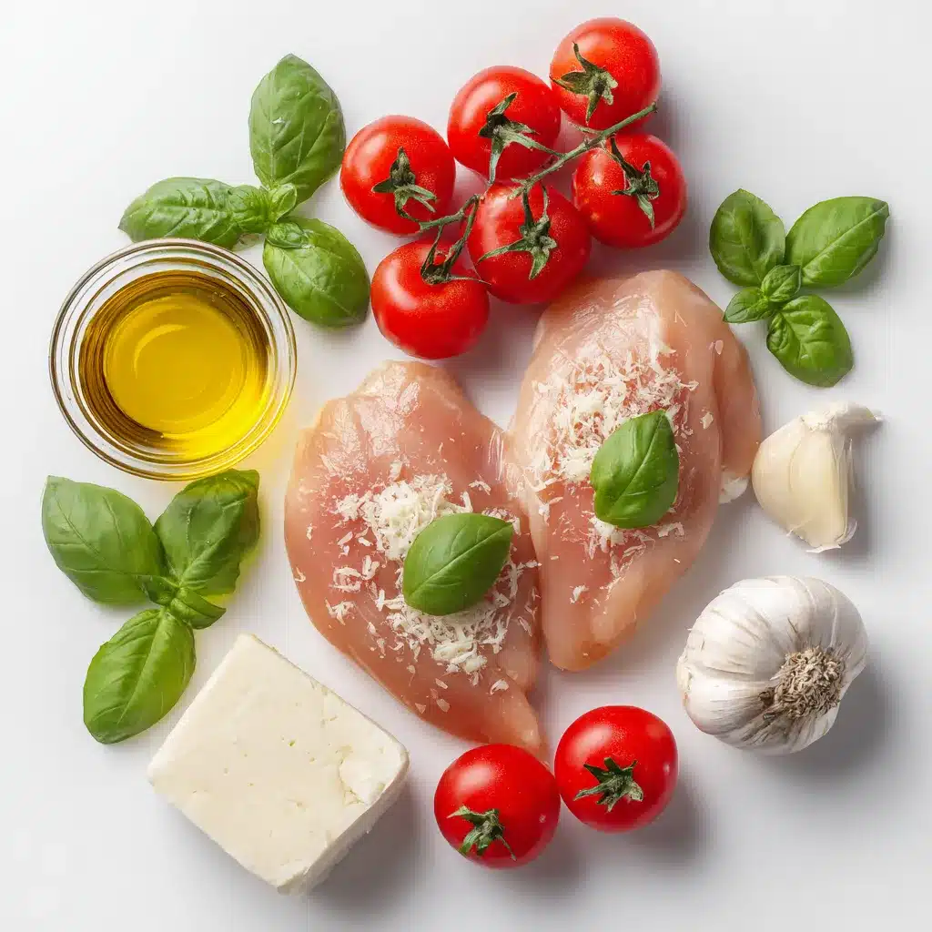 Ingredients for Bruschetta Chicken recipe