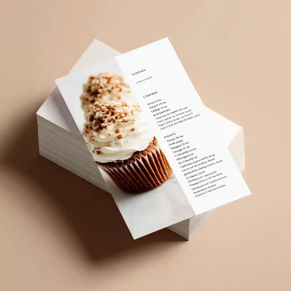 printable german chocolate cupcakes recipe card