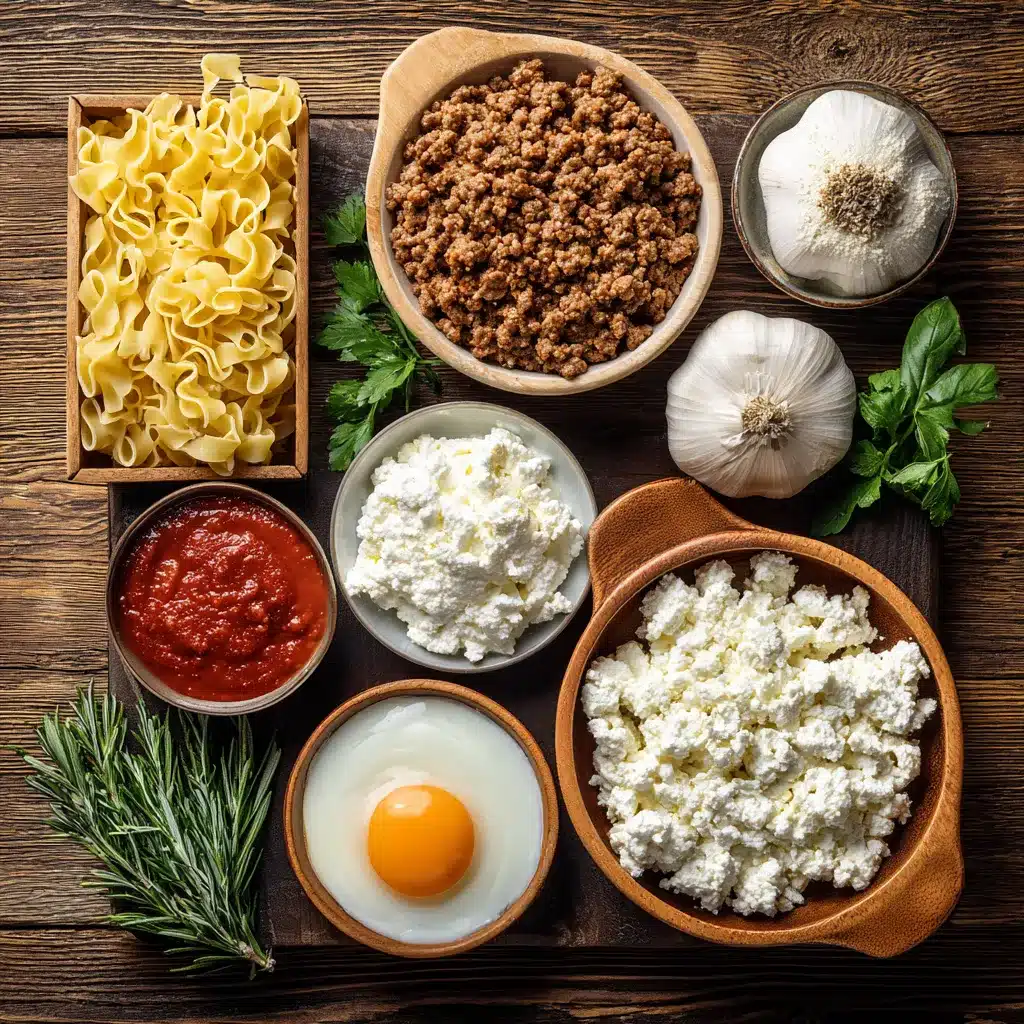 lasagna with cottage cheese ingredients