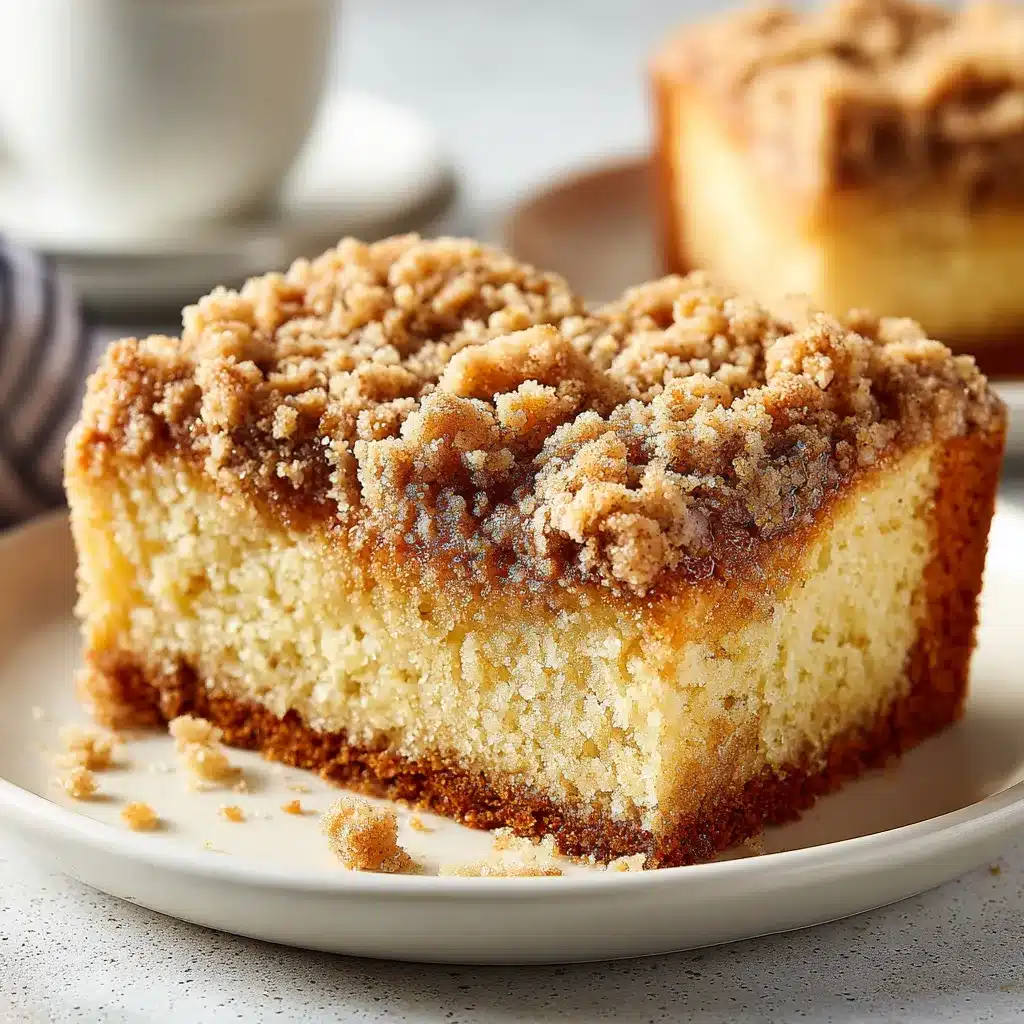 Coffee cake with streusel topping