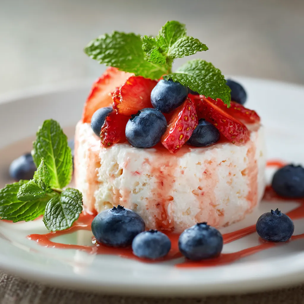 10 Best Simple Strawberry Desserts – Fresh, Easy & Delicious Ideas 7 Strawberry dessert with blueberries and mint.