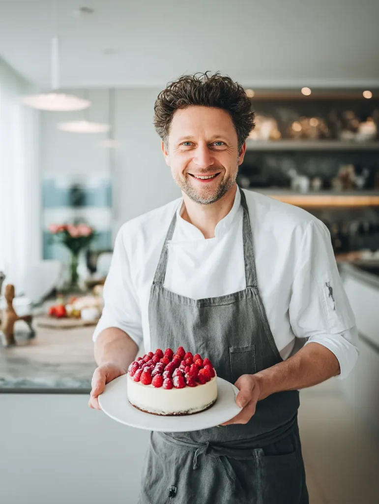 Strawberry Cheesecake Cake Walmart Homemade Fresh & Creamy Copycat 9 Chef James with homemade strawberry cheesecake cake