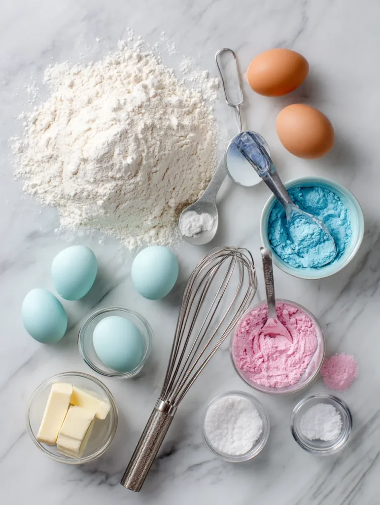 ingredients for gender reveal cake