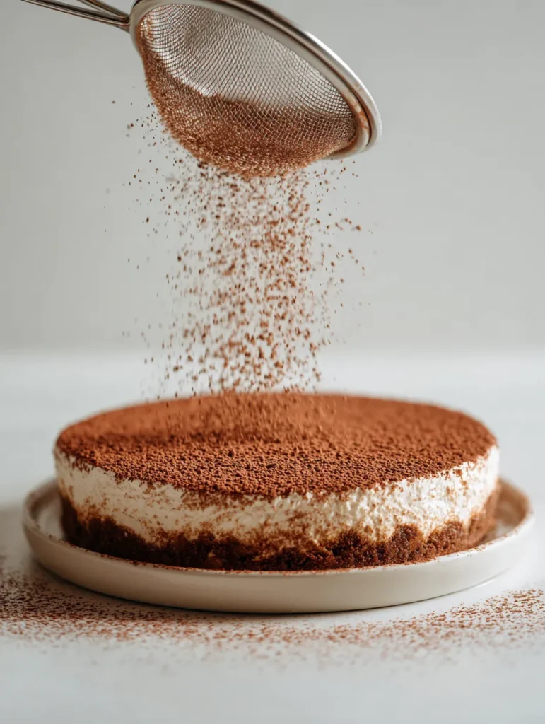 dipping ladyfingers in espresso for tiramisu