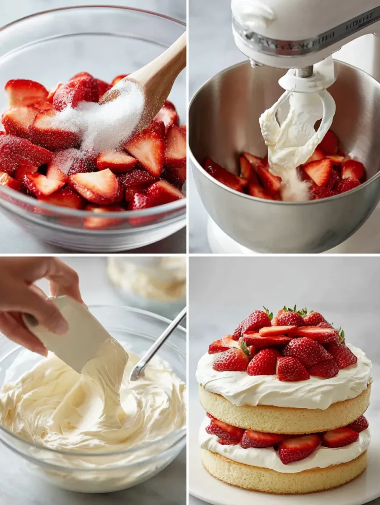 Strawberry Cheesecake Cake Walmart Homemade Fresh & Creamy Copycat 8 Layering strawberry cheesecake cake