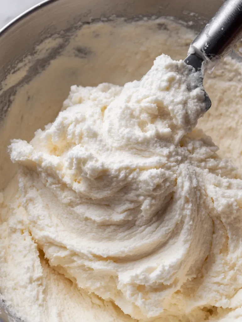 fluffy sponge batter in bowl
