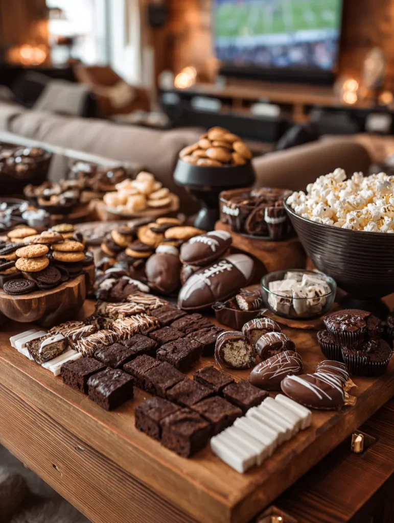 Easy Chocolate Football Dessert for Game Day 4 brahim a A bold chocolate football dessert table filled with 303d553c 5bce 4c77 8414 9dab566e27cb 1