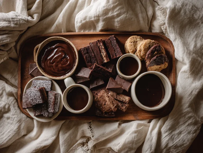 brahim a A cozy dessert board featuring 3 ingredient hot fudg e69dccb0 ddb7 4964 819b 35d523331bb3 2