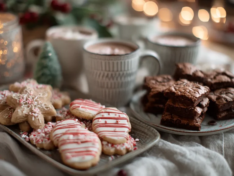 brahim a A cozy holiday cookie table featuring Candy Cane Kis 693acdd4 25e6 4e02 a950 e140cc34cf49 2