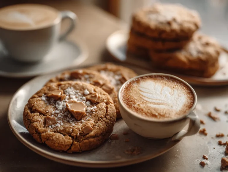 brahim a Brown butter coffee toffee cookies served with a cup 401915cb ea22 4da6 b2b3 9ff24666f876 3