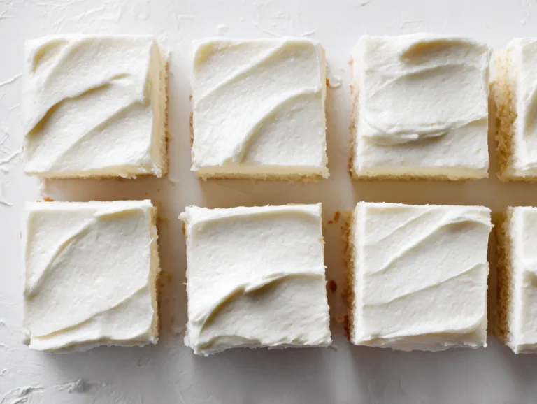 brahim a Flat lay of an easy sheet cake cut into neat squares 44eb552e af10 4d35 a60d 7c28fc1b0a28 1