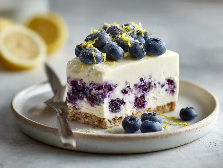 brahim a Slice of no bake lemon blueberry cream cake on a pla d748e502 aae5 4e11 af9d df889aa1b219 1