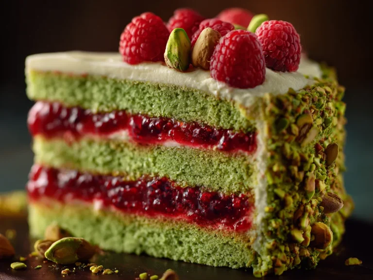 brahim a Ultra realistic pistachio raspberry layer cake slice bd45e31a 3c61 4c03 8c2b 0f6ba4786e76 1