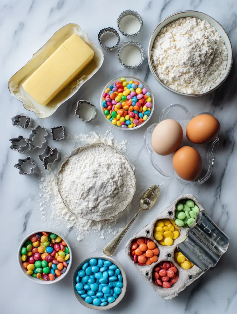Easy Stained Glass Cookies – Colorful, Glowing “Glass” Centers Made Easy 7 Ingredients for Easy Stained Glass Cookies.