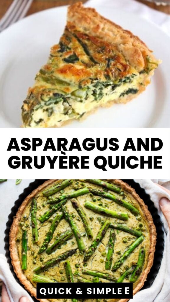 asparagus gruyere quiche brunch
