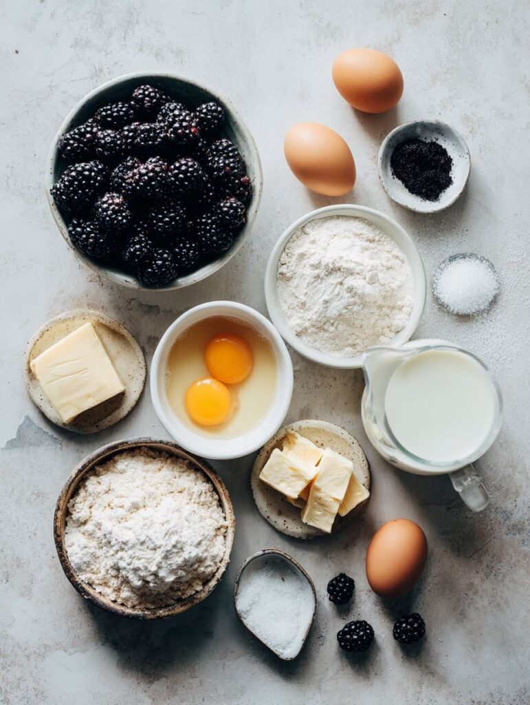 brahim a Flat lay of blackberry cinnamon roll ingredients on 7b2074d9 1555 42df 96eb e4357bb59509 1