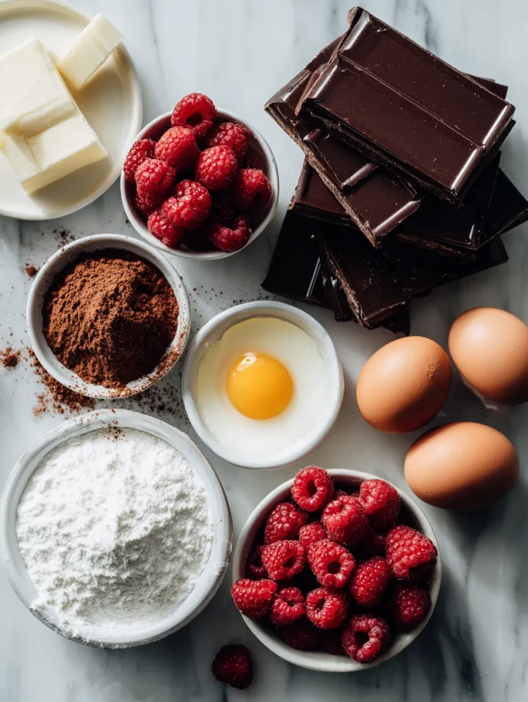 brahim a Flat lay of dark chocolate raspberry mousse cake ing 0a098d46 3fb7 40da abe0 79a9227fd5ba 2