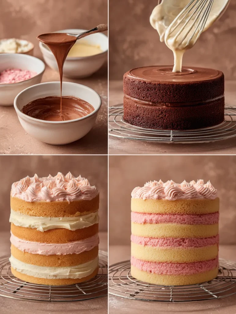 brahim a Four step baking process in one frame dividing cake 5e9b01e3 6332 4083 82c0 42e81d651778 0