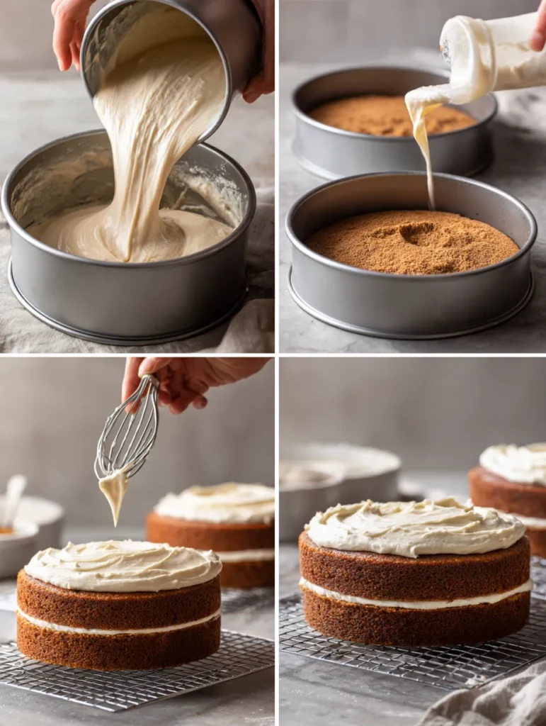 brahim a Four step baking process in one image mixing chai sp 5671ffe7 1ed5 4fb7 8add 20d5668e4780 3