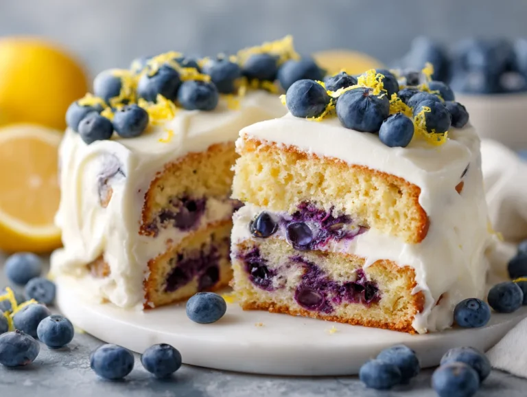 brahim a Lemon blueberry cake sliced to show soft tender crum f367162b 96b2 42d3 b09d 903fda4c198b 3