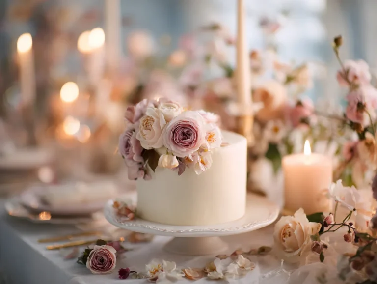 brahim a Neapolitan rose cake displayed on a dessert table wi 622f58e9 9b89 4951 a26a ff9e3e3a75f6 0
