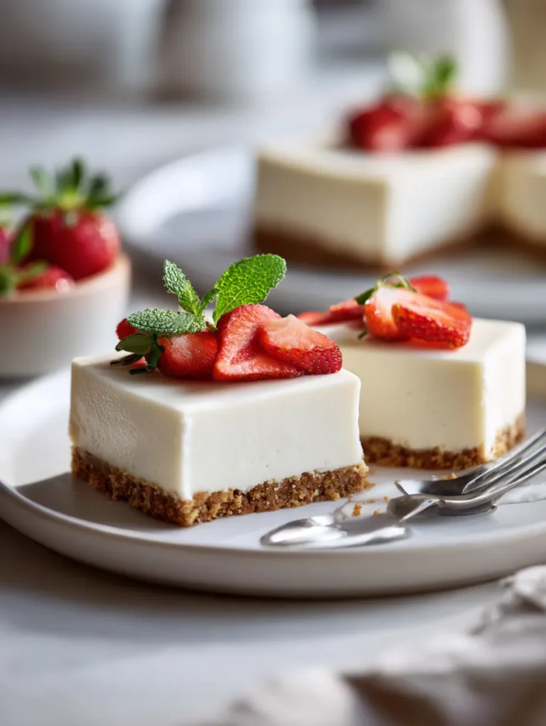 No Bake Cheesecake Dessert (Creamy, Effortless & Crowd-Approved) 4 brahim a No bake cheesecake dessert on a plate ultra creamy s f085a1f2 9ebe 4fbe 9099 a8535716d02d 1
