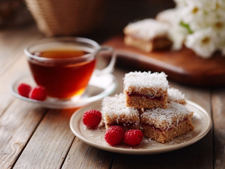 brahim a Raspberry coconut bars served with tea and fresh ras 821b8b8a 9e20 4297 ba6a 00b3c4e6dfd3 0