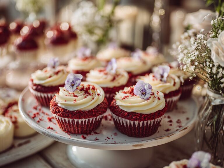 brahim a Strawberry cheesecake red velvet cupcakes displayed 9c4b41fb b75a 4e0a 8620 8c442ff15c36 0