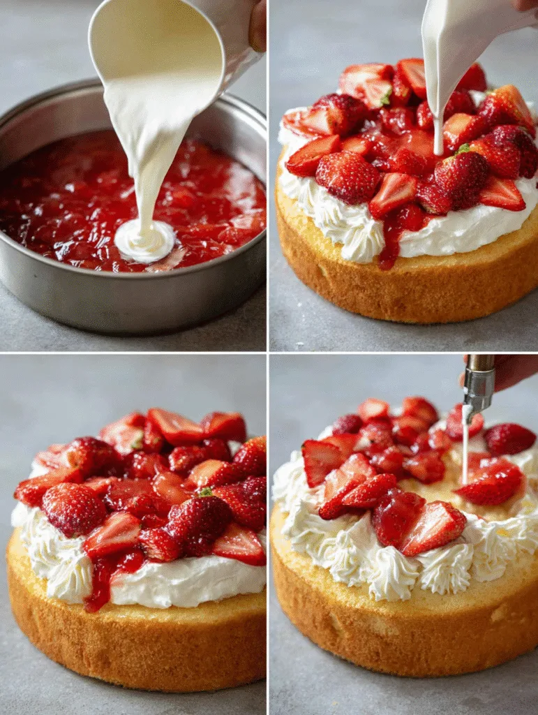 brahim a 4 step collage showing baking cake poking holes pour ff9134ce 8956 4262 a432 c471bbdfef38 1