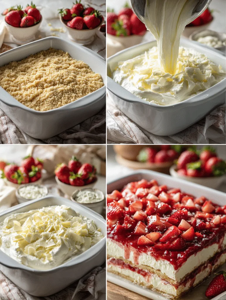 brahim a 4 step collage showing how to make no bake strawberr 203ffa5d df2d 401a a0ec f45ff309dc56 3