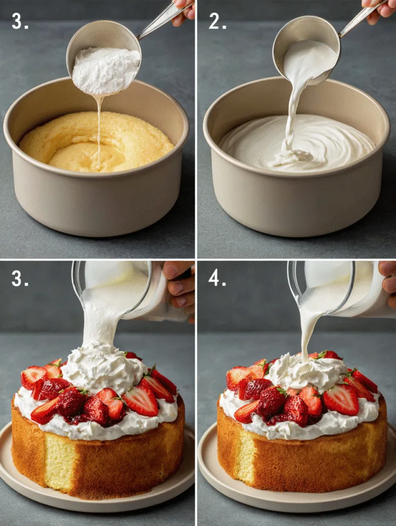 brahim a 4 step collage showing mixing cake batter baking spo 0c3c5200 e443 48d6 b4cc 05fc5f4a8dd7 1