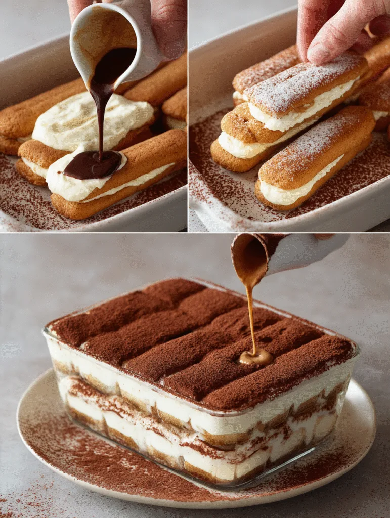 brahim a 4 step collage showing dipping ladyfingers in coffee 3afac493 f312 402d a95b fe74cdf5f06c 0