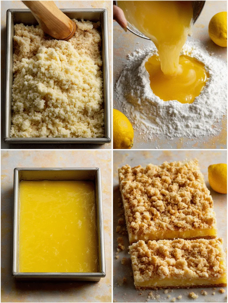brahim a 4 step collage showing how to make lemon crumb bars 1088c893 4e96 40b1 b179 34b920634a9b 1