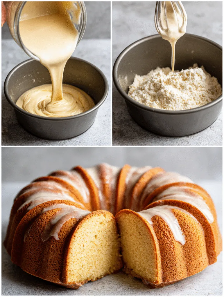 Easy and Moist Vanilla Bundt Cake (Soft, Buttery & Foolproof Classic) 3 brahim a 4 step collage showing vanilla bundt cake process mi efdd7ef8 e727 4fd9 a757 243d5a8c3adf 2