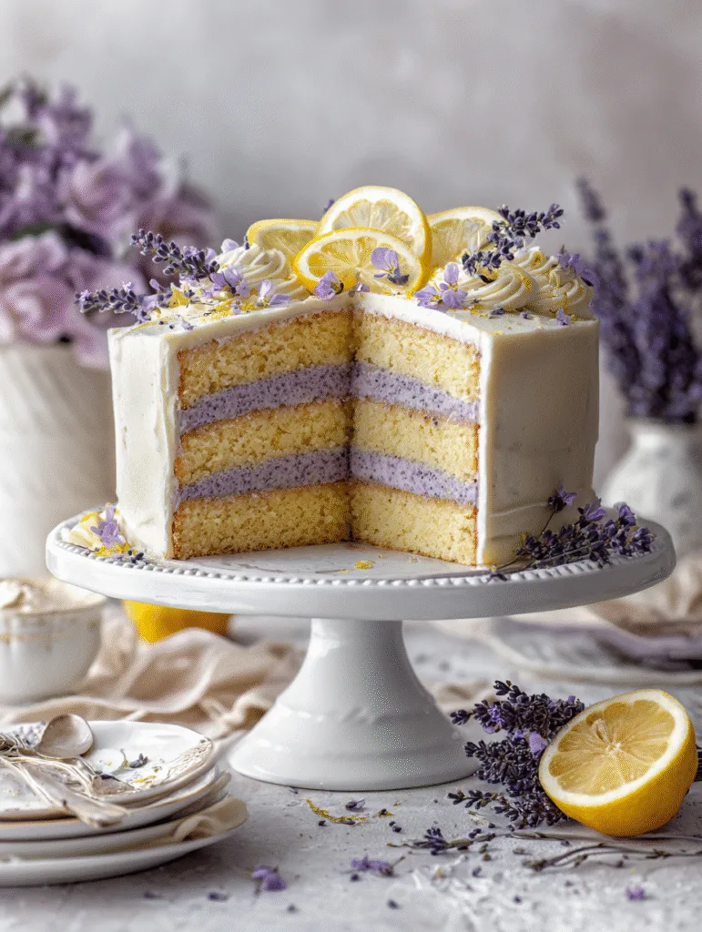Lemon Lavender Cake 1 brahim a A beautiful lemon lavender cake with soft purple and 64f89a79 9e80 4af3 b415 0db5ffaebb12 0