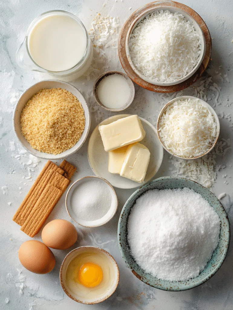 Dahlia Bakery Triple Coconut Cream Pie 2 brahim a Ingredients for triple coconut cream pie arranged on a720772a 0c99 46ab 9bf2 c30b7be30564 1